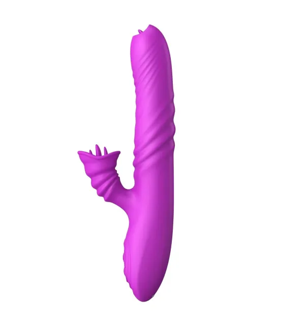 Вібратор-кролик Boss Of Toys Angelia, 23 см (фіолетовий)