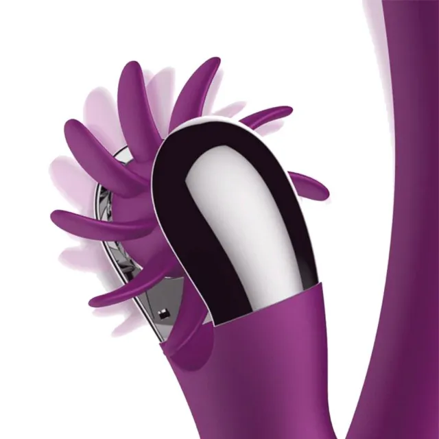 Action No.Four Down Double Function 2.0 - Wibrator, Fioletowy, 24 cm