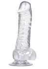 Фалоімітатор Crystal Clear Dong, 18 см (прозорий)