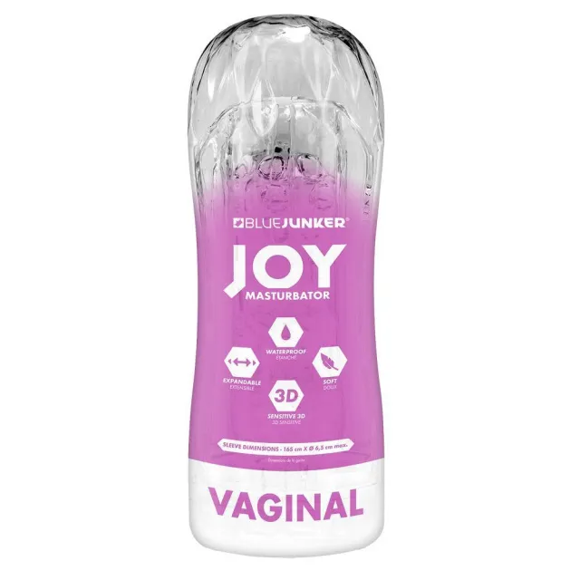 Мастурбатор BlueJunker Joy Masturbator Vaginal, 16,5 см (прозрачный)