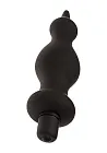 Adrien Lastic Bullet Amuse - Korek analny, Czarny, 12 cm