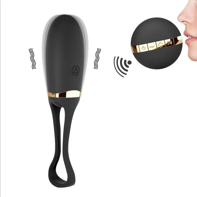 Виброяйцо Dorcel Secret Delight Gold, 12,5 см (чёрный)