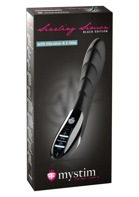 Вибратор Mystim Sizzling Simon,27 см (черный)