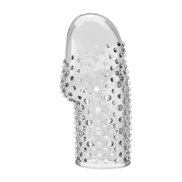 Pretty Love Penis Sleeve Becks - Nakładka na penisa, Przezroczysty, 8 cm