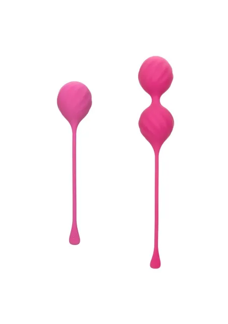 Набор вагинальных шариков Tighten & Tone Kegel Training, 2шт (розовый)