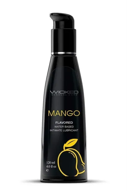 Wicked Sensual Care Aqua - Lubrykant na bazie wody, Mango, 120 ml