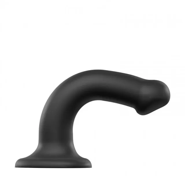 Фаллоимитатор Strap-On-Me Bendable Double Density M, 18 см (черный)