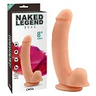 Фаллоимитатор Chisa Naked Legend Boss, 20,3 см (телесный)