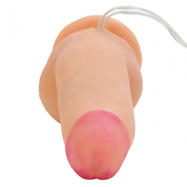 CalExotics Max Vibrating Cock & Balls -, W kolorze cielistym, 18 cm