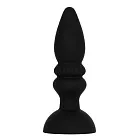 B - Series Fox App control - Korek analny, Czarny, 14.2 cm