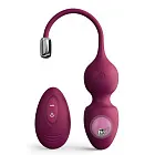 Вагінальні кульки Dorcel Love Balls, 22 см (сливовий)