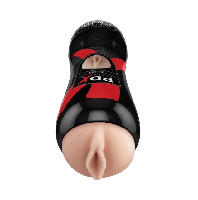 Pipedream Pdx Elite Pussy Vibrating Stroker - Masturbator z wibracją, W kolorze cielistym, 17.5 cm