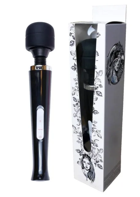 Вібромасажер Boss Series Wand, 32 см (чорний)