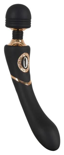 Вибромассажер Cleopatra Wand, 24.2 см (черный)