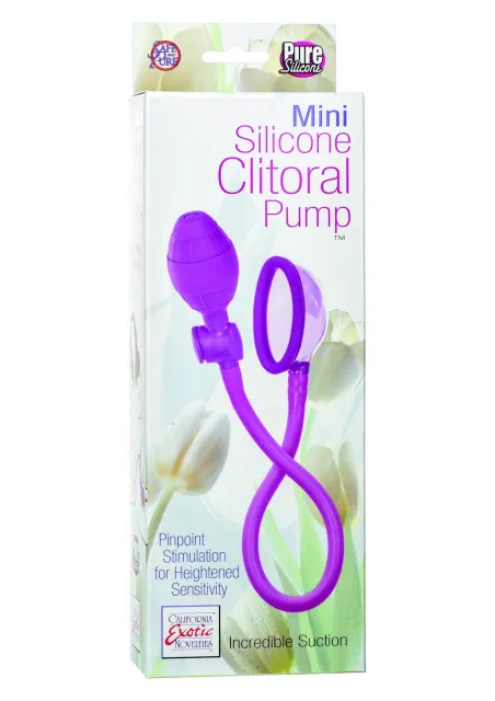 Помпа для жінок Calexotics Mini Silicone Pump Pink (прозорий)