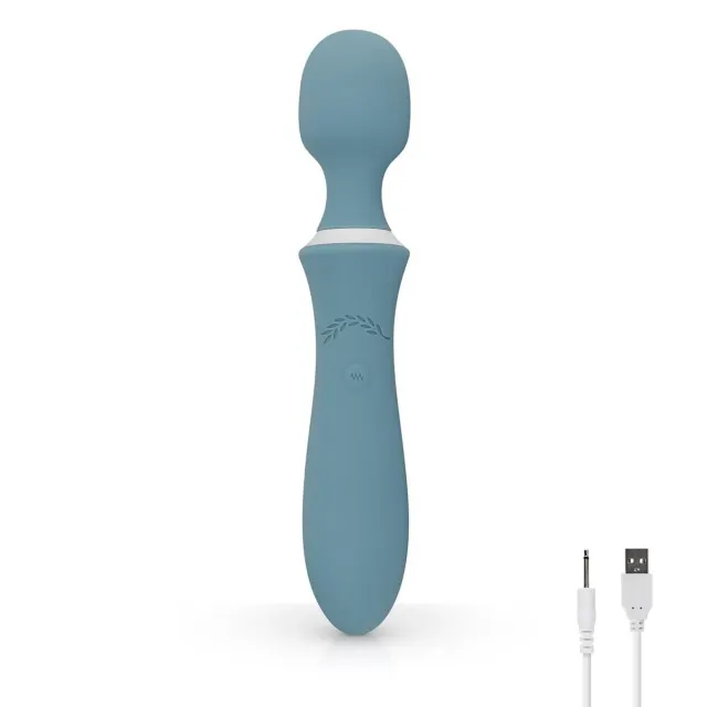 Вибромассажер Bloom Orchid, 22.5 см (бирюзовый)