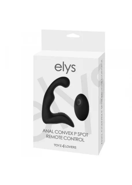 Стимулятор простаты Elys Anal Convex P-Spot Remote Control, 13,2 см (черный)