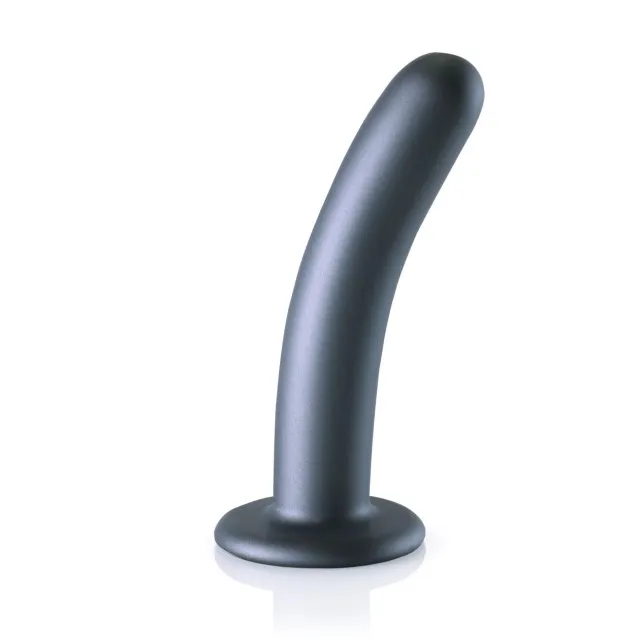Фаллоимитатор Ouch! Smooth G-Spot Dildo 6'', 15 см (серый)
