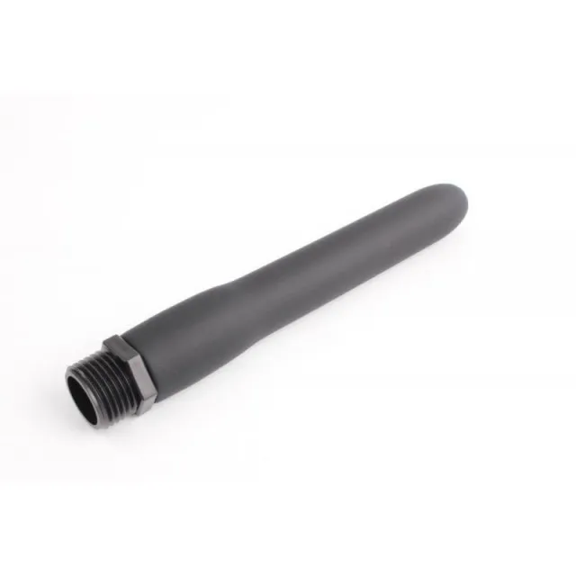 Силіконовий наконечник для анального душу Black Mont 5.9 Bum Douche Buddy, 15 см (чорний)