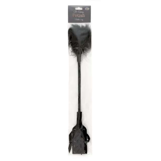 Fetish B - Series Tickler & Whip 3.0 - Szpicruta, Czarny, 41 cm