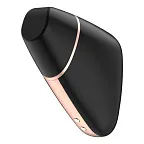 Вакуумний стимулятор клітора з вібрацією Satisfyer Love Triangle (чорний)