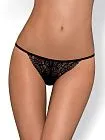 Сексуальные стринги Obsessive Intensa, L/XL (черный)