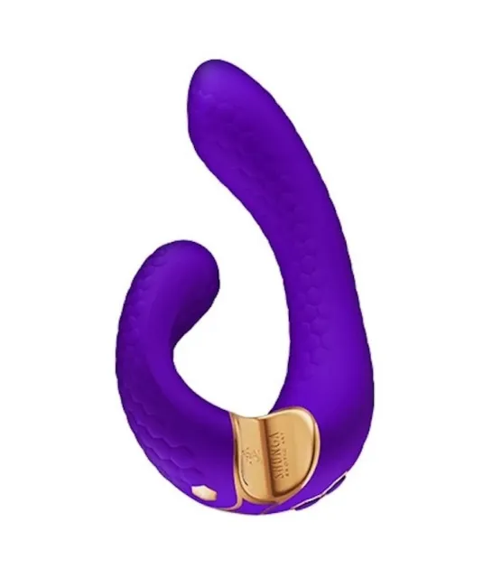 Shunga Miyo Intimate - Wibrator, Fioletowy, 18.5 cm