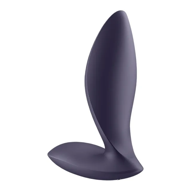 Анальная пробка с вибрацией Satisfyer Power Plug, 11,3 см (фиолетовый)