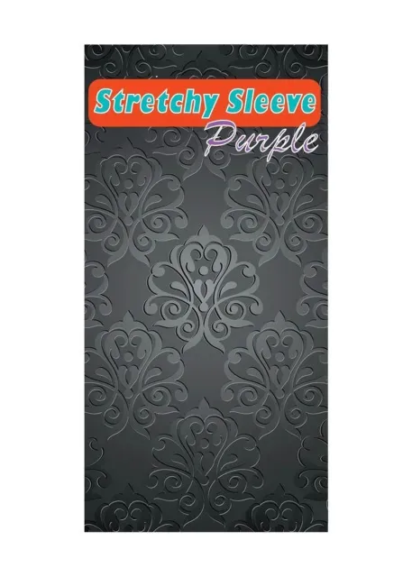 Насадка на пенис Boss Series Stretchy Sleeve, 7 см (фиолетовый)