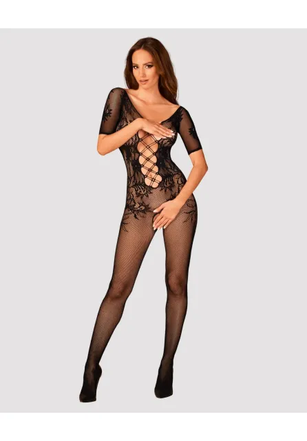 Бодистокінг Obsessive F238, S/M/L (чорний)