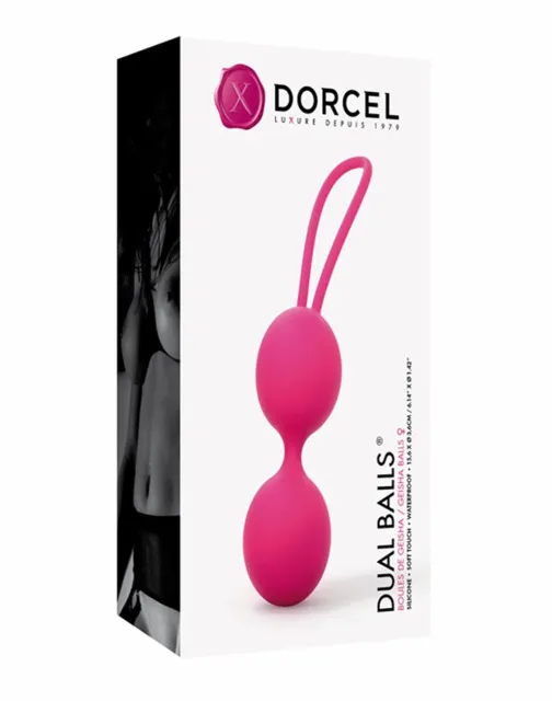Вагінальні кульки Dorcel Dual Balls, 15.6 см (рожевий)