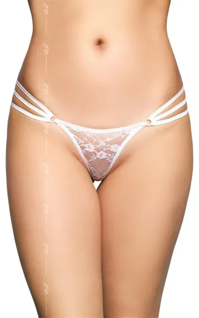 Трусики-стринги SoftLine G-String 2498, M/L (белый)
