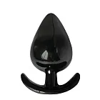 AFTERDARK Alphona - Korek analny, Czarny, 9.7 cm, M
