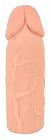 Насадка на пеніс Nature Skin Extension Sleeve, 15,5 см (тілесний)