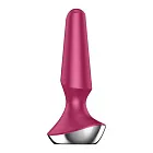 Анальна пробка, Satisfyer Plug-ilicious 2, 14 см (малиновий)
