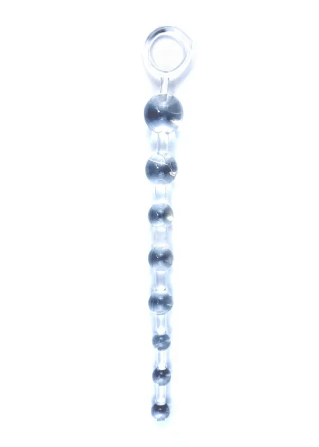 Анальная цепочка Jelly Anal 10 Beads Clear, 29 см (прозрачный)