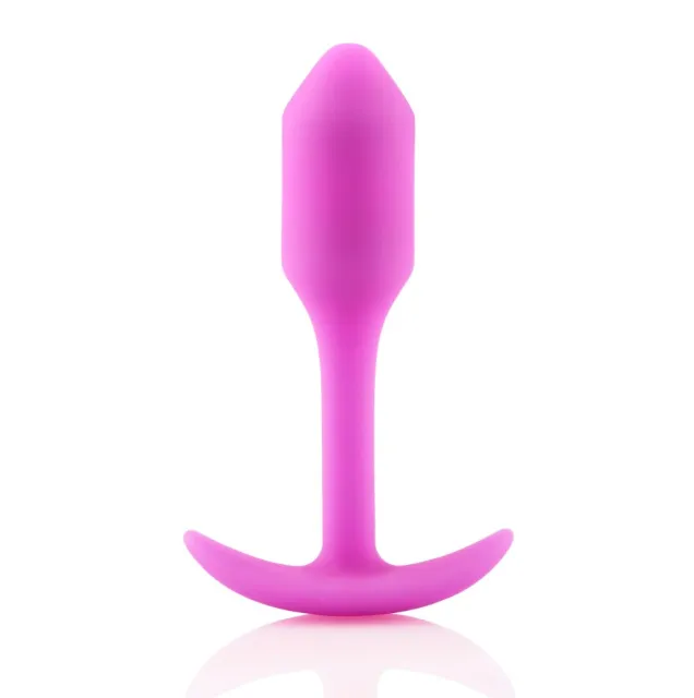 Анальная пробка B-Vibe Snug Plug 1, 8,6 см (розовый)