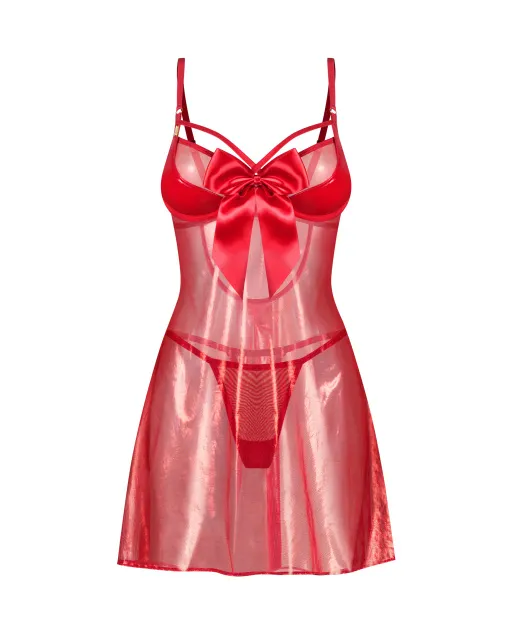 Комплект белья Obsessive Gifty Red, S/M (красный)