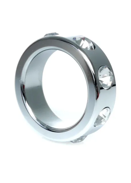 Ерекційне кільце B - Series HeavyFun Metal Cock Ring, 4.5 см (сріблястий)