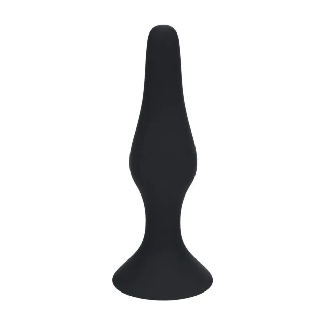 Анальная пробка Levelz Slim Anal Plug S, 10.5 см (черный)