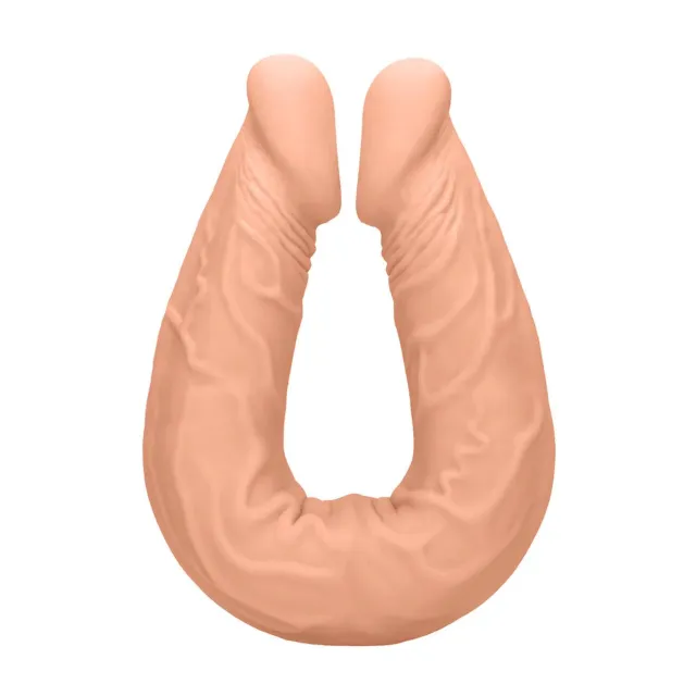 Двухсторонний фаллоимитатор RealRock Double Dong, 36 см (телесный)