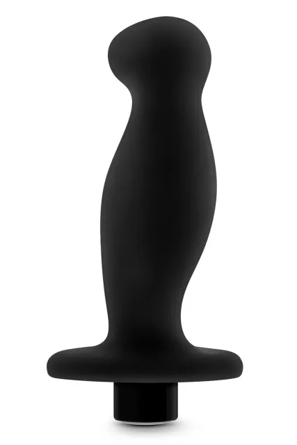 Стимулятор простаты Anal Adventures Platinum Vibrating 2, 10.7 см (черный)