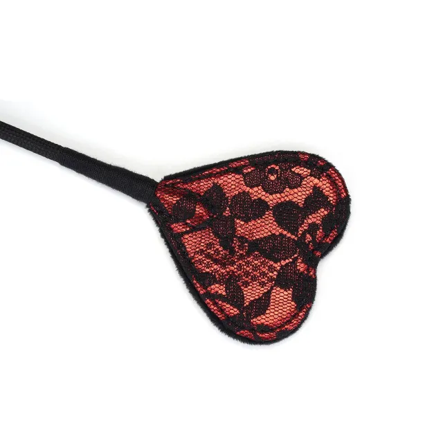 Стек Liebe Seele Victorian Garden Lace & Velvet Riding Crop, 55 см (червоний)