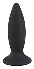 Black Velvets Rechargeable Plug Small - Korek analny, Czarny, 11 cm