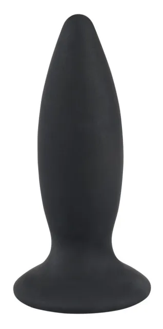 Анальная пробка Black Velvets Rechargeable Plug Small, 11 см (черный)