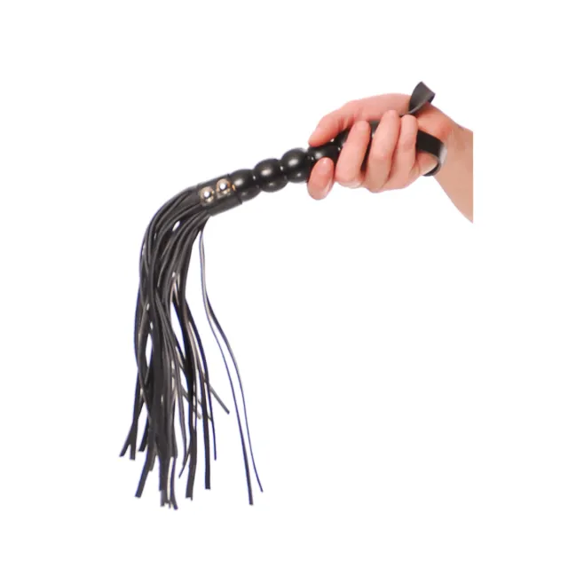 Флоггер Pipedream Fetish Fantasy Series Beaded Cat-o-Nine Tails, 51 см (черный)