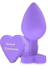 TOYJOY Secret Entrance - Korek analny, Fioletowy, 8.5 cm
