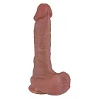 Фаллоимитатор Erospace Natural Play D2, 20,6 см (телесный)