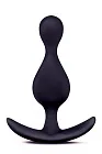 Blush Anal Adventures Platinum - Korek analny, Czarny, 12 cm