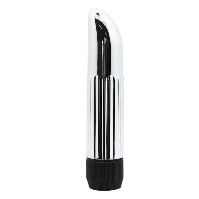 BAILE Mini Vibrator - Wibrator, Srebro, 14 cm